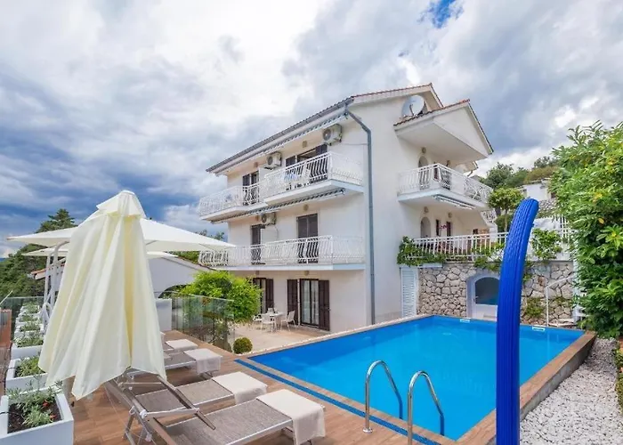 Seaside With A Swimming Pool Omisalj, Krk - 24362 Apartment Omisalj