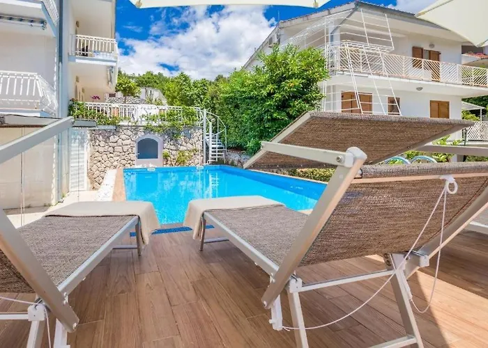 Seaside With A Swimming Pool Omisalj, Krk - 24362 Apartment