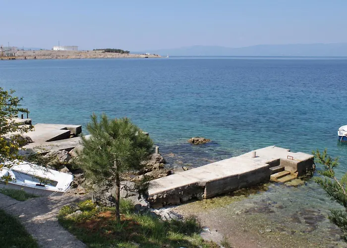 Seaside With A Swimming Pool Omisalj, Krk - 24362 Apartment *