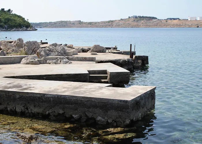 Seaside With A Swimming Pool Omisalj, Krk - 24362 Apartment *