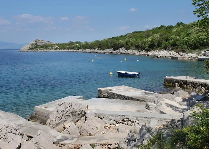 Seaside With A Swimming Pool Omisalj, Krk - 24362 Apartment *